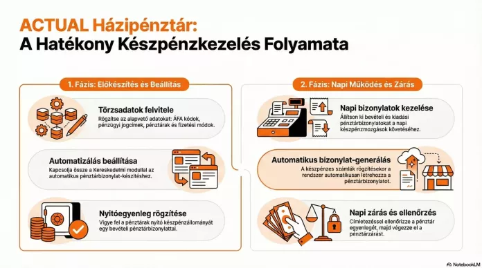 Házipénztár infografika
